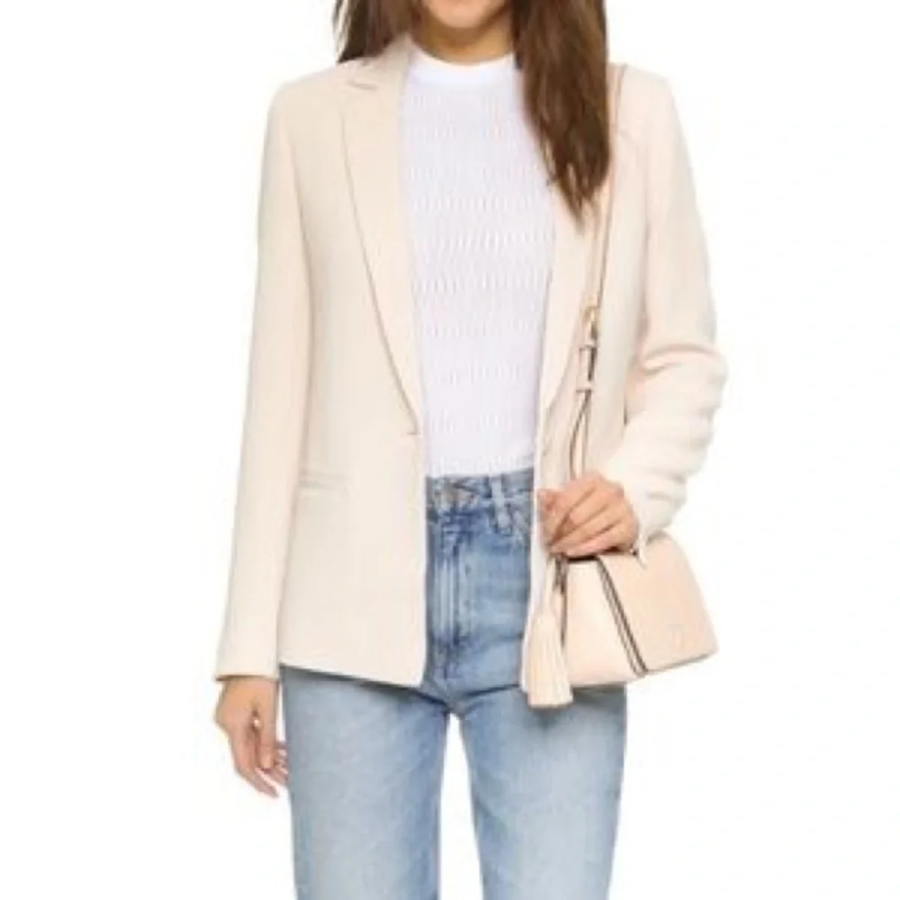 Club Monaco Nude/Beige Blazer (Size 10) - Picture 3 of 3